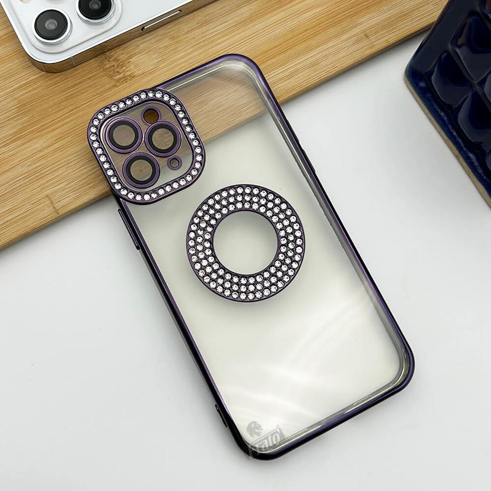 iPhone Logo Diamond Show Silicone Case Case