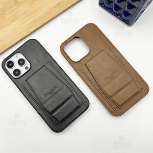 iPhone Leather Card Holder With Stand Case Cover
