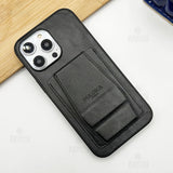iPhone 13 Pro Max Leather Card Holder With Stand Case Cover