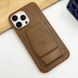 iPhone 13 Pro Max Leather Card Holder With Stand Case Cover