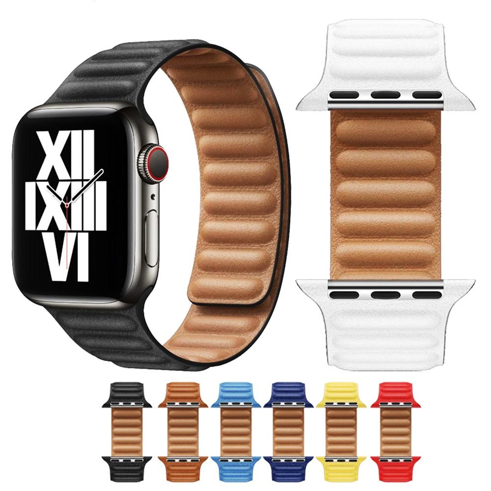 iWatch Magnetic Leather Strap Band (Series SE/7//6/5/4/3/2/1)