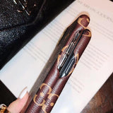 iPhone Luxury Leather Brand Phone Case Cover Brown