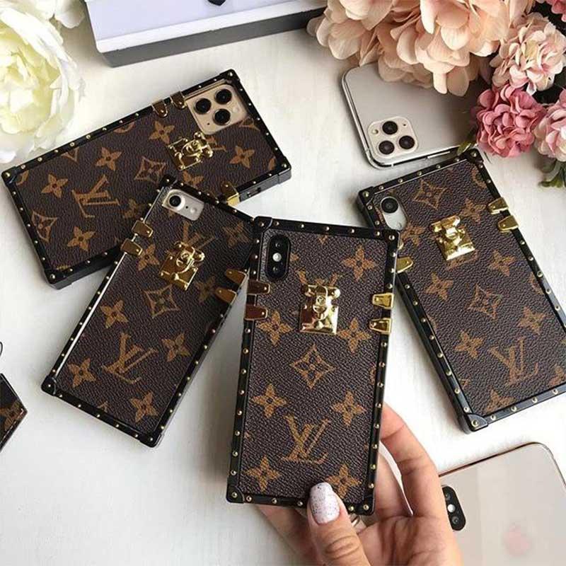 lv iphone14 pro max 14 plus case brand chain logo style cover
