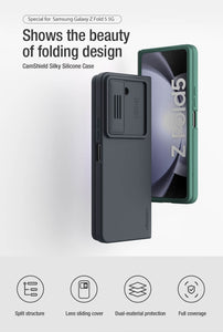 Samsung Galaxy Z Fold 5 Nillkin CamShield Silky Silicone Case Cover Clearance Sale