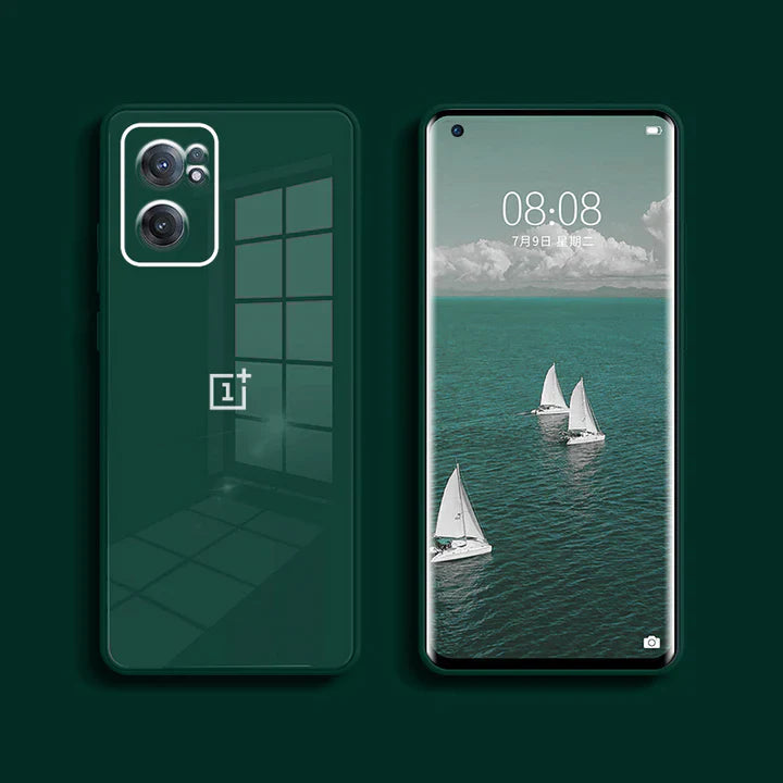 OnePlus Frosted Glass Case With Camera Protection