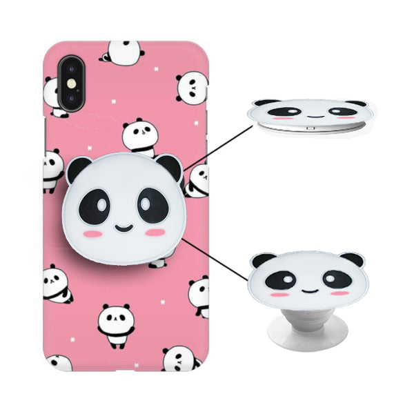 Cute Panda Case Cover With Holder