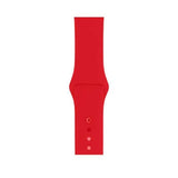 Apple iWatch Red Silicone Sport Band for (Series SE/7/6/5/4/3/2/1)
