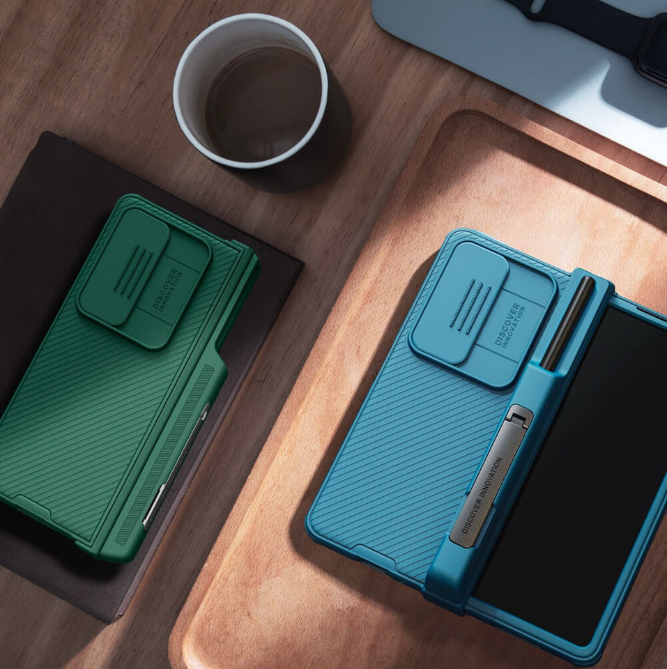 Nillkin CamShield Pro Full Set Case Cover for Samsung Z Fold 4 Blue