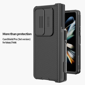 Samsung Galaxy Z Fold 4 Black Nillkin CamShield Pro Full Set Case Cover