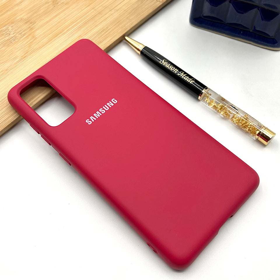 Samsung Galaxy Liquid Silicone Case Cover Rose Red