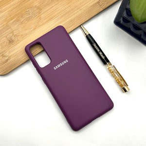Samsung Galaxy Liquid Silicone Case Cover Purple