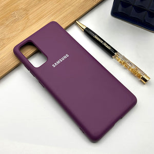 Samsung Galaxy Liquid Silicone Case Cover Purple