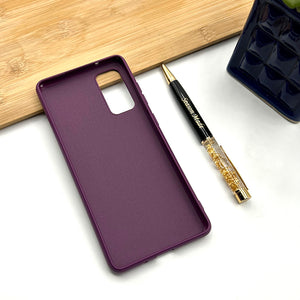 Samsung Galaxy Liquid Silicone Case Cover Purple