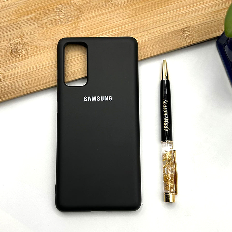 Samsung Galaxy Liquid Silicone Case Cover Black