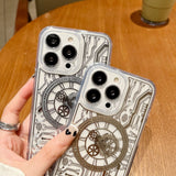 iPhone 12 / 12 Pro 3D Mecha Edition Luxury Watch MagSafe Case Cover Clearance Sale