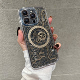 iPhone 12 / 12 Pro 3D Mecha Edition Luxury Watch MagSafe Case Cover Clearance Sale