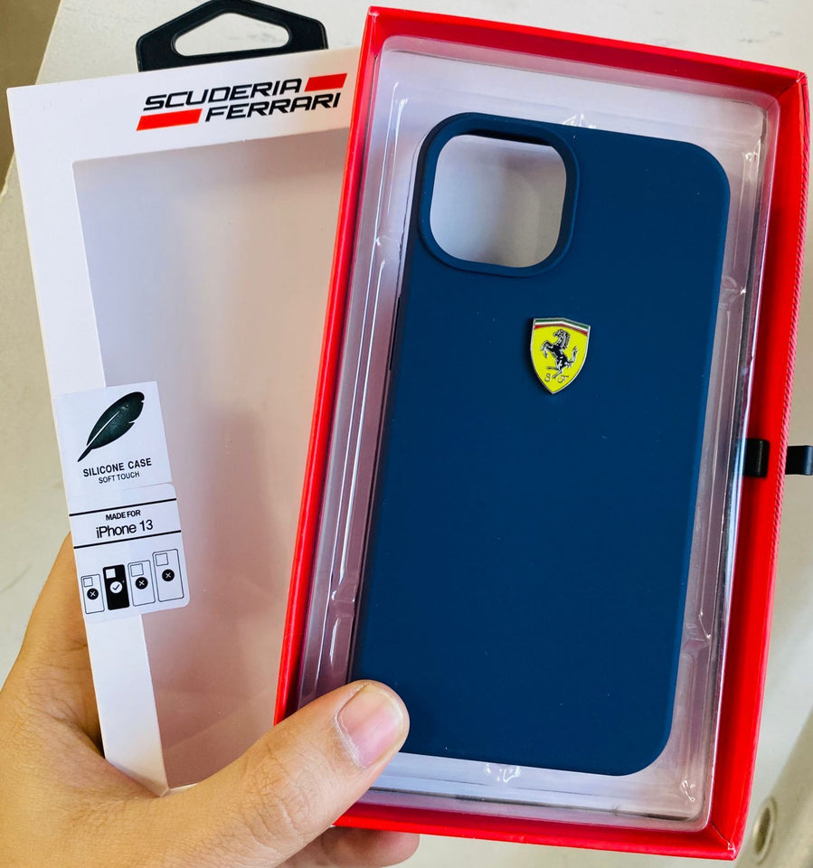 iPhone Luxury Brand Ferrari Sports Car Silicone Case Cover