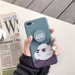 Cute Bear Printed Phone Case Cover